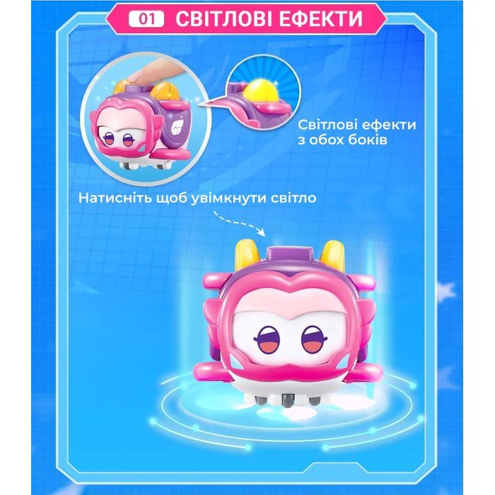 Фігурка Super Wings Super Pet Еллі улюбленець (Ellie pet), світло (EU770419) зображення 3