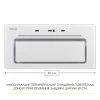 Витяжка кухонна Weilor LUMINA WBG 69 WHITE SILENCE зображення 2