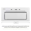 Вытяжка кухонная Weilor LUMINA WBG 69 WHITE SILENCE изображение 3