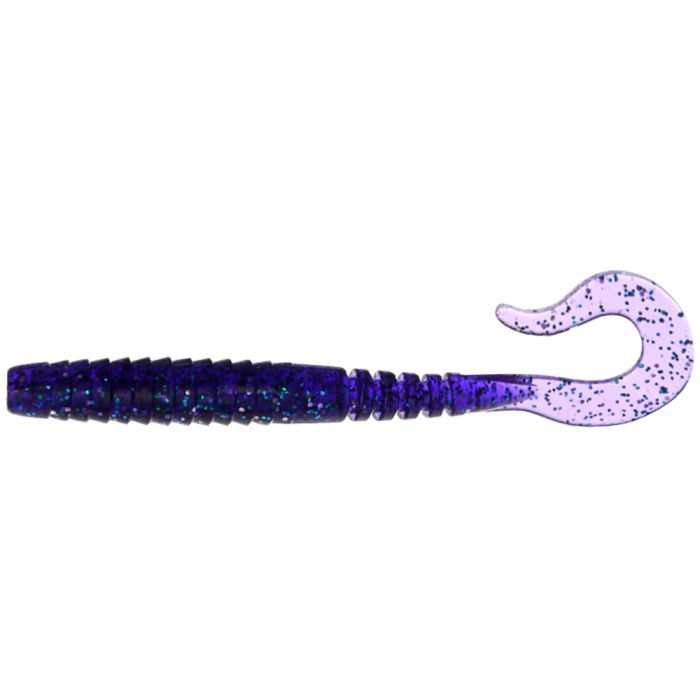 Силикон рыболовный FishUP Vipo 2" 060 - Dark Violet/Павлина&Silver (10шт/уп) (1864.05.63)