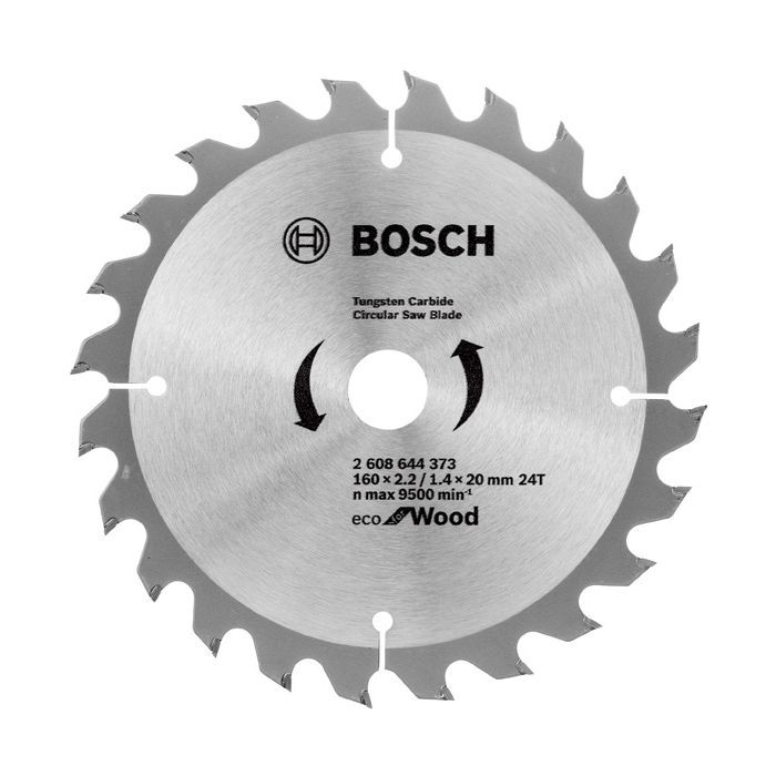 Диск пильный Bosch пильный Eco for WO 160x20/16-24T (2.608.644.373)