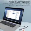 Концентратор Promate USB Hub 5 ports linkhub-5x (linkhub-5x) зображення 5