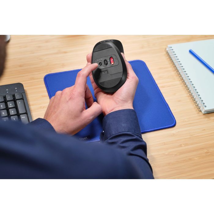 Мишка Trust Bayo + Ergonomic Wireless/Bluetooth Black (25146) зображення 10
