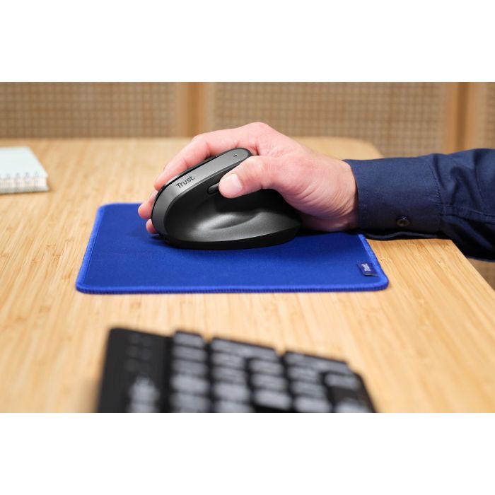 Мишка Trust Bayo + Ergonomic Wireless/Bluetooth Black (25146) зображення 8