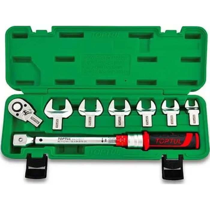 Ключ Toptul динамометрический 1/2" 8шт. 20-110Nm (GAAI0802)