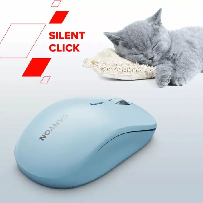 Мишка Canyon MW-12 Wireless/Bluetooth Grey (CNS-CMSW12DG) зображення 8