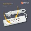 Сетевой удлинитель TECCO 3м 2 поста white (8681277841118) изображение 7