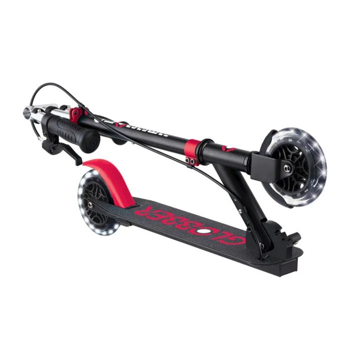 Самокат Globber Flow Element Junior Lights LED,, чорно-червоний (729-102) зображення 10
