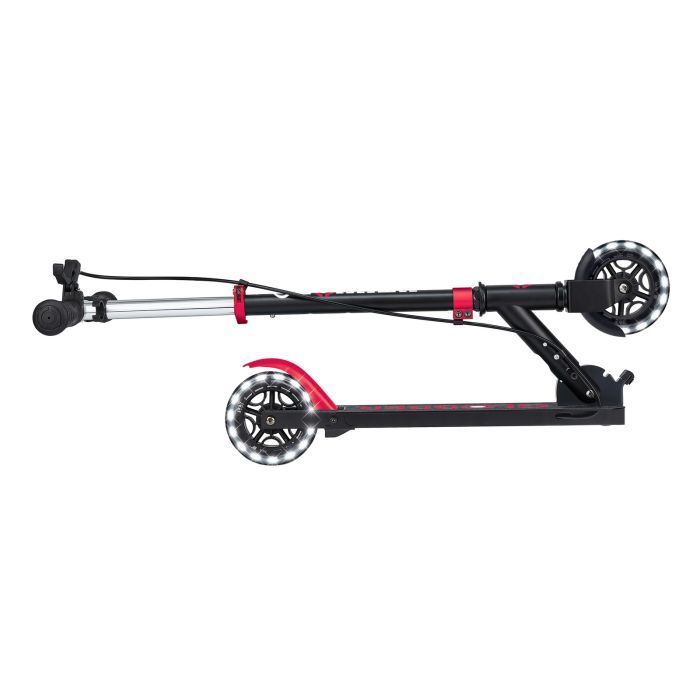 Самокат Globber Flow Element Junior Lights LED,, чорно-червоний (729-102) зображення 8