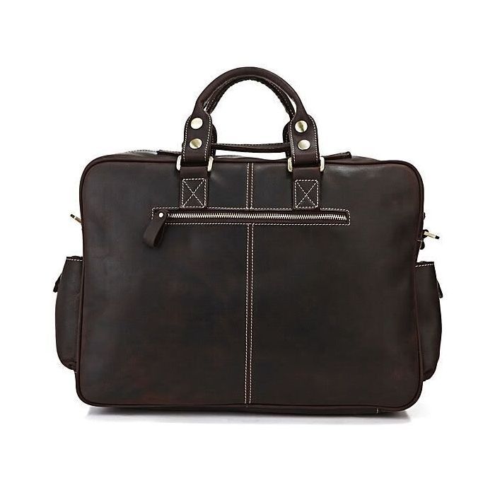 Сумка Vintage Коричневая (14052) изображение 5