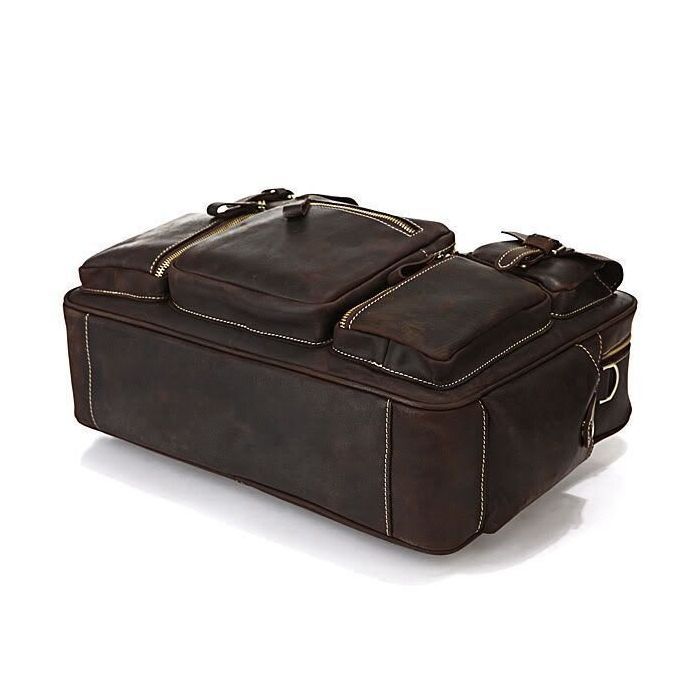 Сумка Vintage Коричневая (14052) изображение 7