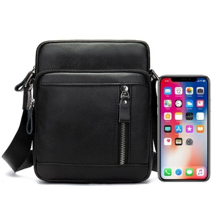 Сумка Vintage Чорна (14701) зображення 4