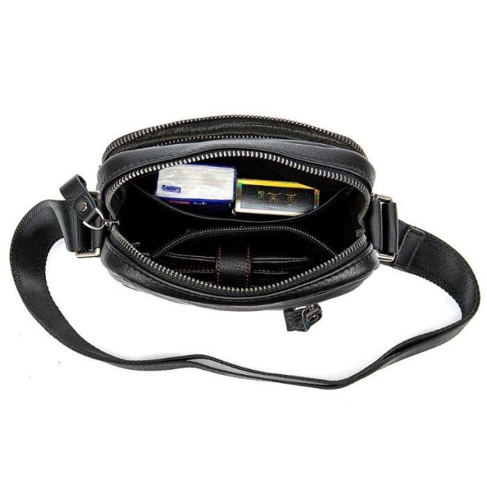 Сумка Vintage Чорна (14701) зображення 8