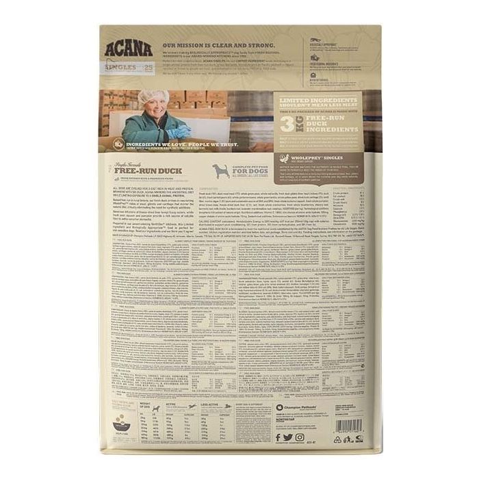 Сухой корм для собак ACANA Free-Run Duck 2 кг (0064992571207) изображение 3
