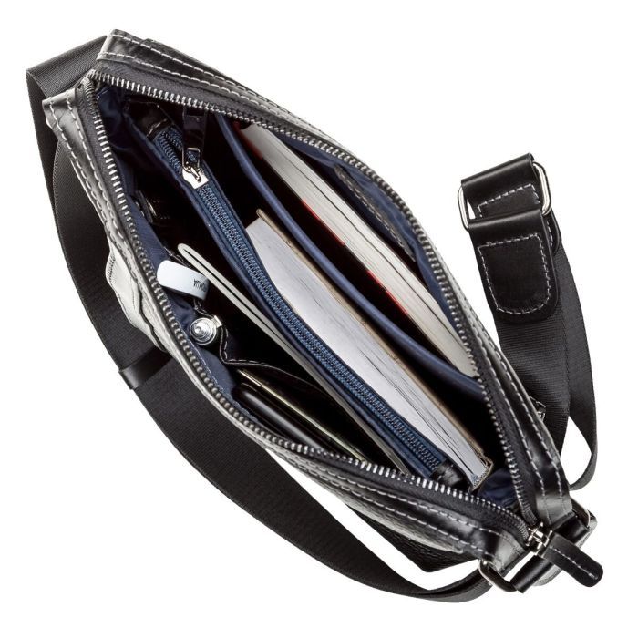 Сумка Shvigel Кожаная Черная (11122) изображение 7