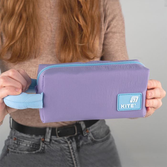 Пенал Kite 2703-3 фіолетово-блакитний (K25-2703-3) изображение 6