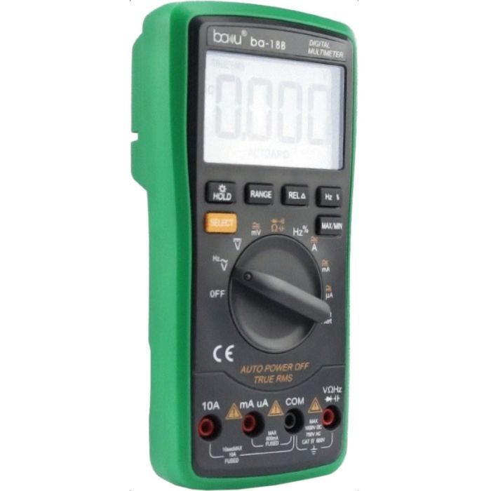 Цифровой мультиметр Baku BA-18B+ V, A, R, C (BA-18B+) изображение 2