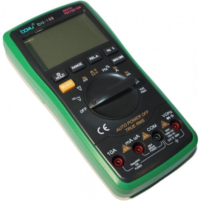 Цифровой мультиметр Baku BA-18B+ V, A, R, C (BA-18B+) изображение 3