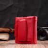 Гаманець ST Leather З натуральної шкіри Червоний (22453) зображення 10