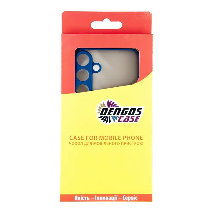 Чехол для мобильного телефона Dengos Kit Samsung Galaxy S25 Plus Matte + glass (Blue) (DG-KM-143) изображение 4