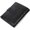 Портмоне Bond Accessories З натуральної шкіри Чорне (22057) зображення 2