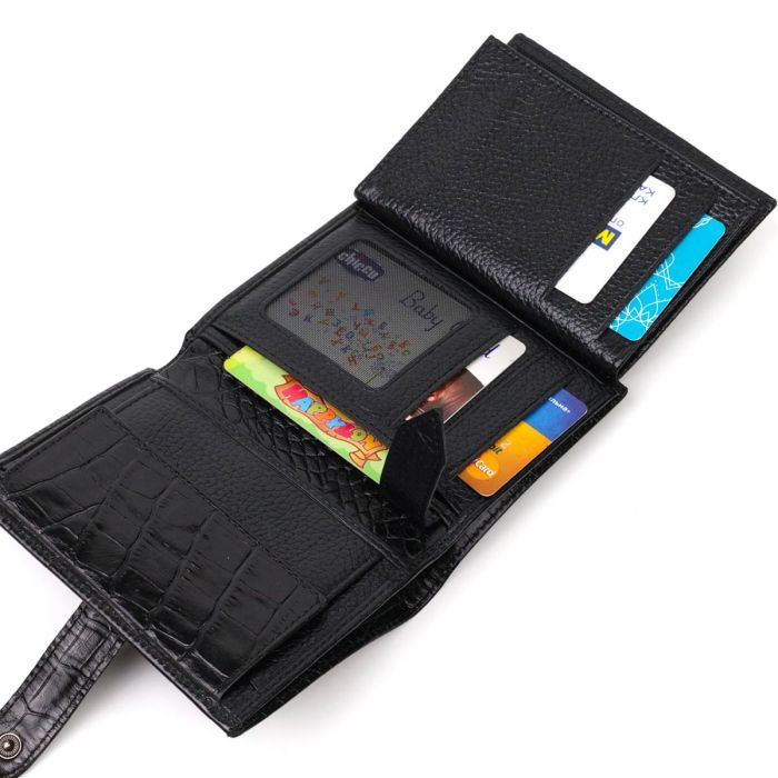 Портмоне Bond Accessories З натуральної шкіри Коричневе (22058) зображення 8