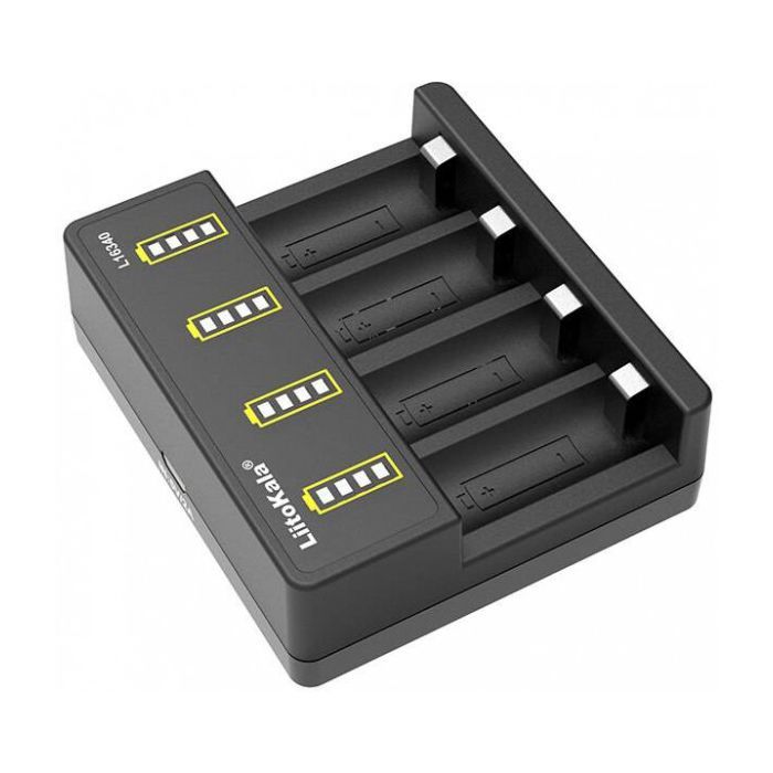 Зарядное устройство для аккумуляторов Liitokala 4 Slots, Li-ion, 16340, CR123A (Lii-L16340) изображение 4