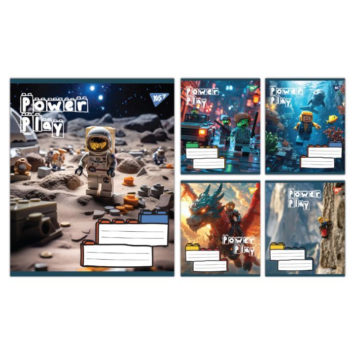 Тетрадь Yes Power Play А5 12 листов линия (767847)