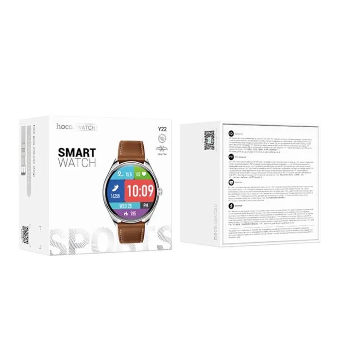 Смарт-часы HOCO Y22 AMOLED Smart sports watch(call version) Silver (6942007628990) изображение 3