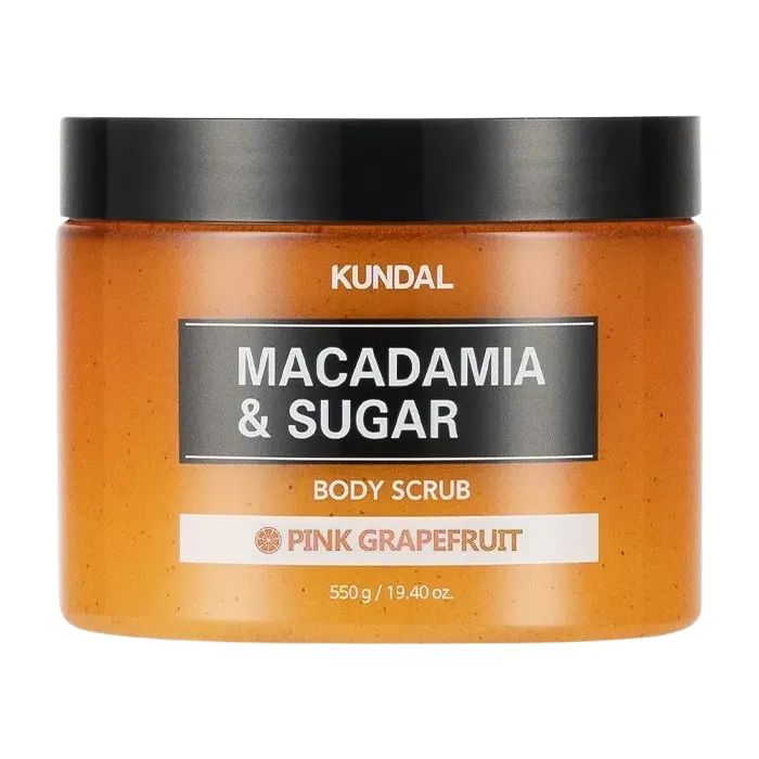 Скраб для тела Kundal Macadamia&Sugar Body Scrub Pink Grapefruit 550 г (8809568749039)