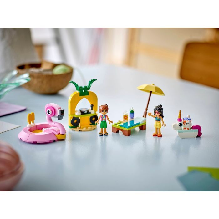 Конструктор LEGO Friends Вечеринка единорога и фламинго у бассейна (42658) изображение 10