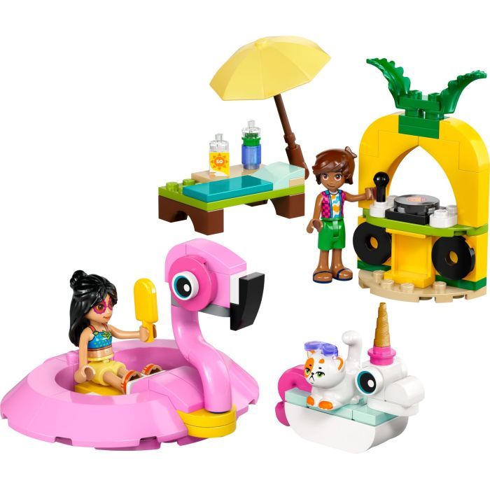 Конструктор LEGO Friends Вечеринка единорога и фламинго у бассейна (42658) изображение 2