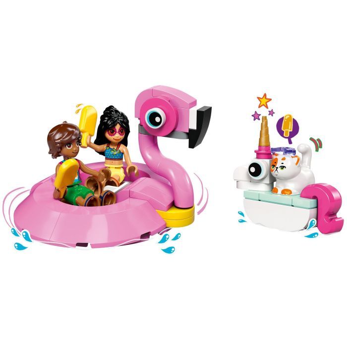 Конструктор LEGO Friends Вечеринка единорога и фламинго у бассейна (42658) изображение 5