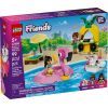 Конструктор LEGO Friends Вечеринка единорога и фламинго у бассейна (42658)