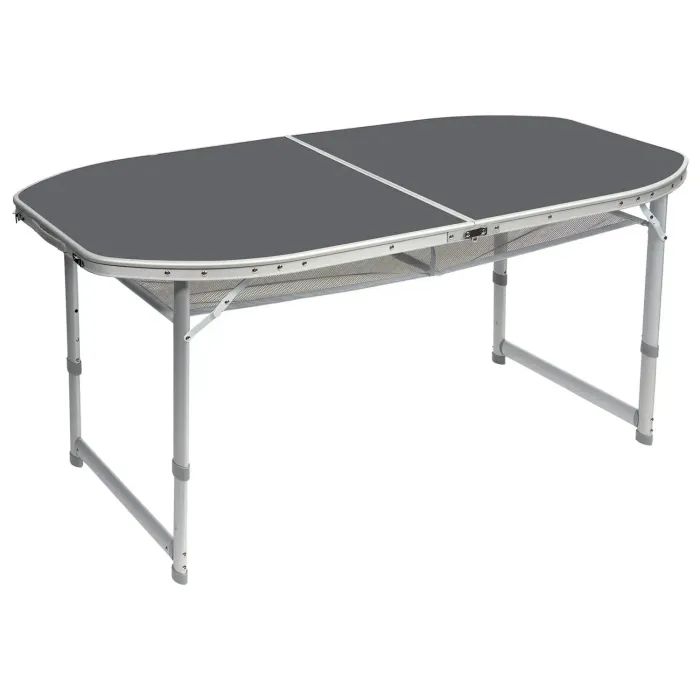 Туристичний стіл Bo-Camp Case Model Oval 150x80 cm Grey (1404399) (DAS303275)