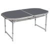 Туристический стол Bo-Camp Case Model Oval 150x80 cm Grey (1404399) (DAS303275)