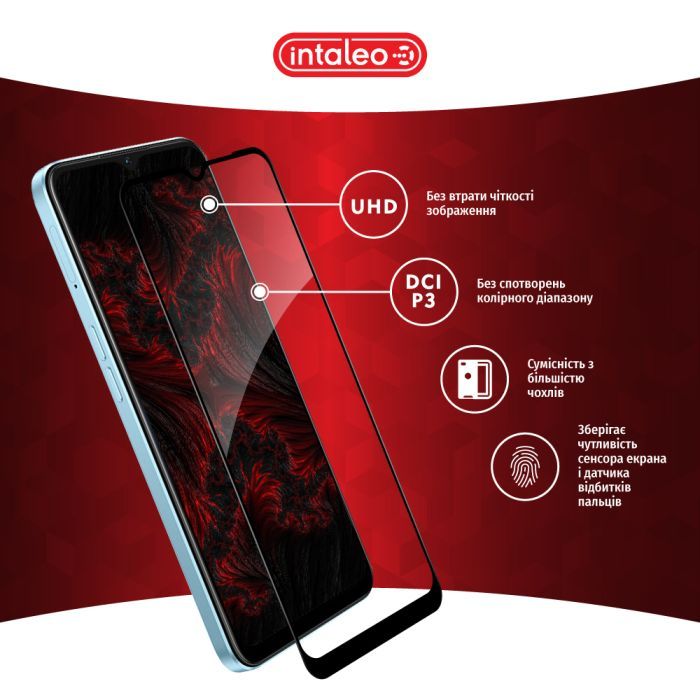 Скло захисне Intaleo Full Glue Oppo A57S Black (1283126576737) зображення 4