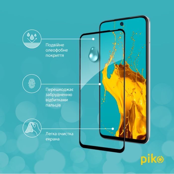 Скло захисне Piko Full Glue Tecno Spark 30C Black (1283126599378) зображення 4