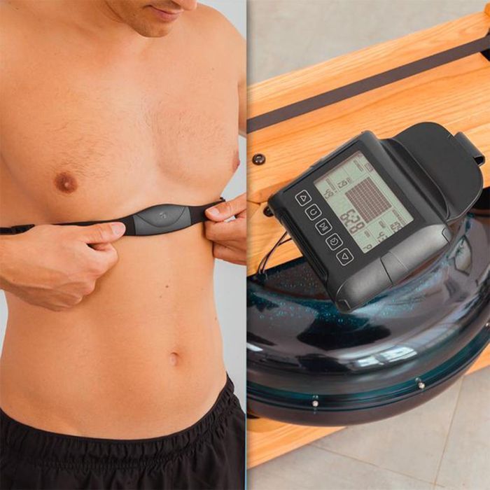 Гребний тренажер Cecotec DrumFit Rower 20000 Neptuno Wood (CCTC-07226) зображення 8