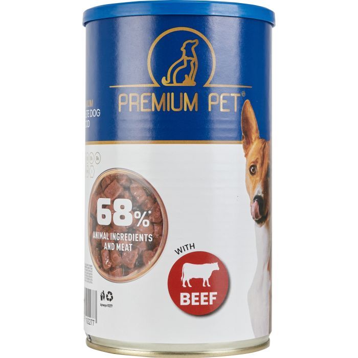 Консервы для собак PREMIUM PET Кусочки в соусе с телятиной 1.240 г (4820255192277) изображение 2