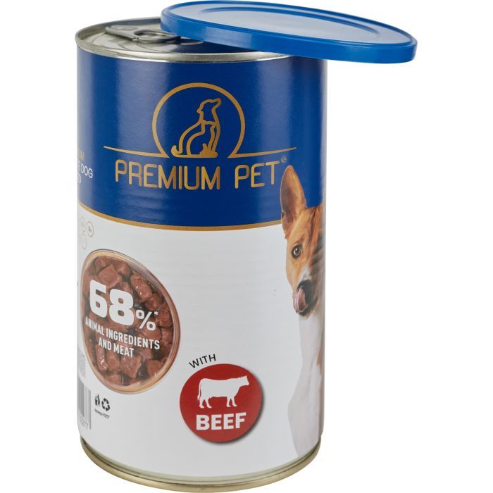 Консервы для собак PREMIUM PET Кусочки в соусе с телятиной 1.240 г (4820255192277) изображение 3