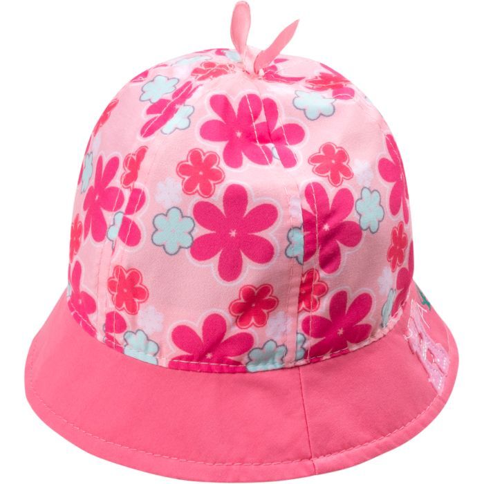Панама детская Kitti с цветочками (Y8020-1-44G-pink) изображение 2