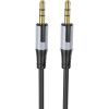 Кабель мультимедийный 3.5mm M to 3.5mm M 1.0m black BOROFONE (6941991108310) изображение 2