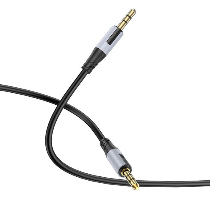 Кабель мультимедийный 3.5mm M to 3.5mm M 1.0m black BOROFONE (6941991108310) изображение 3