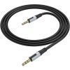 Кабель мультимедийный 3.5mm M to 3.5mm M 1.0m black BOROFONE (6941991108310)