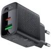 Зарядний пристрій Acefast A78 1xUSB-C PD20W + 1xUSB-A GaN Black (6974316283256) зображення 2