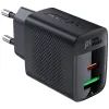 Зарядний пристрій Acefast A78 1xUSB-C PD20W + 1xUSB-A GaN Black (6974316283256) зображення 3
