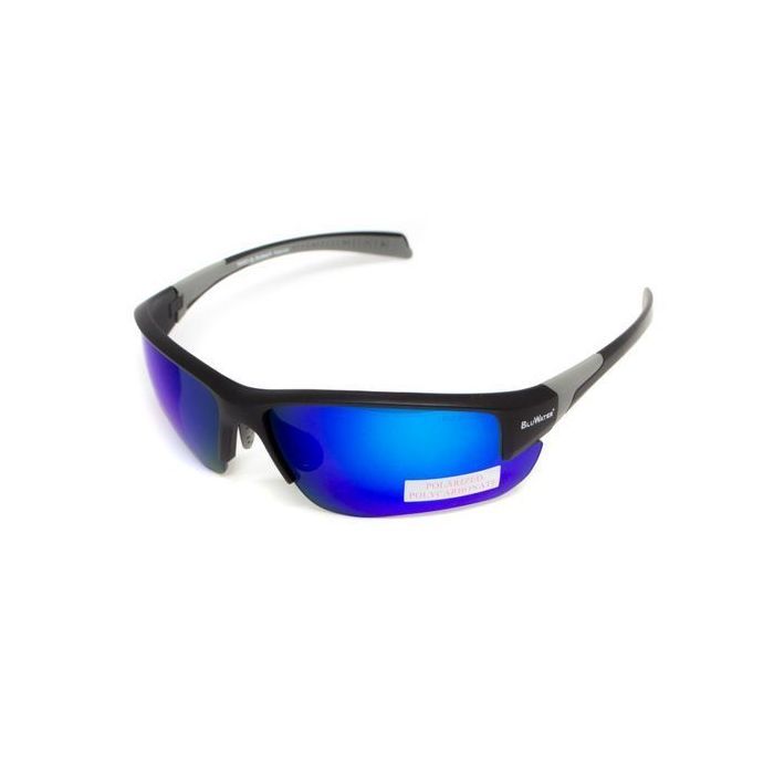 Солнцезащитные очки BluWater Samson-3 Z87.1 Polarized (G-Tech™ blue) Зеркальные синие (BW-SAM3Z-GTB2) изображение 6