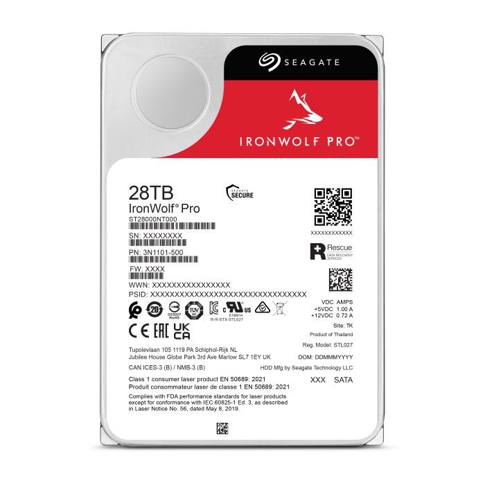 Жесткий диск 3.5" 28TB Seagate (ST28000NT000) изображение 4