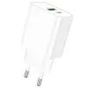 Зарядний пристрій BOROFONE BA88A 1xUSB-C PD20W + 1xUSB QC3.0 White (BA88A/20WW) зображення 2